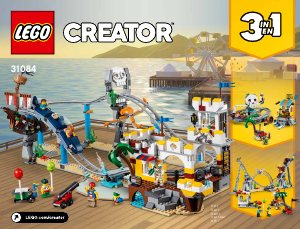 Esperanzado sello voluntario Manual de uso Lego set 31084 Creator Montaña rusa pirata