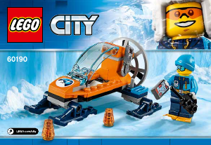 Manual Lego set 60190 City Planor arctic