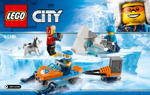 Manual Lego set 60191 City Echipa arctica de explorare