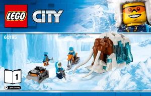 Bruksanvisning Lego set 60195 City Arktisk mobil utforskningsbas