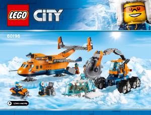 Manuale Lego set 60196 City Aereo merci artico