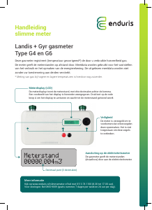 Handleiding Landis+Gyr G4 (Enduris) Gasmeter