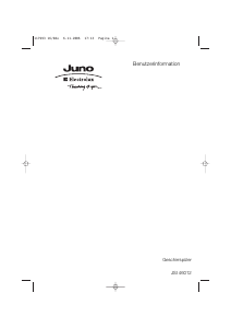 Bedienungsanleitung Juno-Electrolux JSI46012B Geschirrspüler