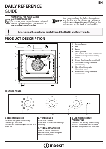 Manual Indesit IFW3534HIXAUS Oven