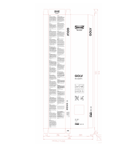 Manuale IKEA GOLV Pavimento in laminato