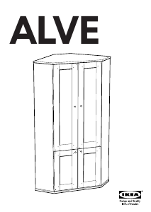 Manual IKEA ALVE Dulap