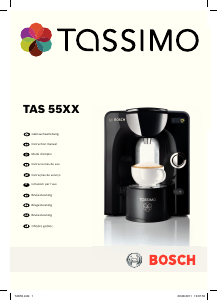 Mode d’emploi Bosch TAS5542 Tassimo Cafetière