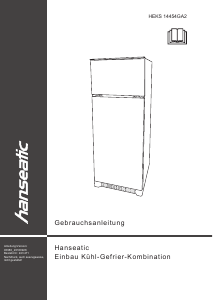 Bedienungsanleitung Hanseatic HEKS 14454GA2 Kühl-gefrierkombination