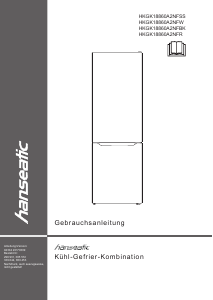 Bedienungsanleitung Hanseatic HKGK 18860 A2NFSS Kühl-gefrierkombination