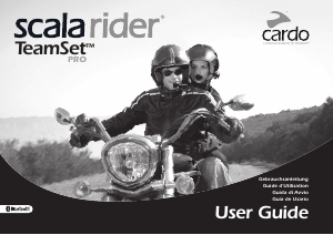 Handleiding Cardo Scala Rider TeamSet Pro Headset