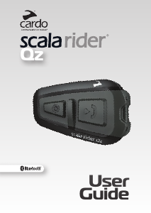Bruksanvisning Cardo Scala Rider Qz Headset