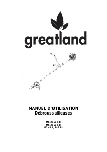 Mode d’emploi Greatland MC 43 A Coupe-herbe