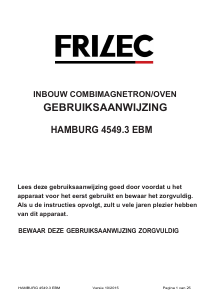 Handleiding Frilec Hamburg 4549.3 EBM Magnetron