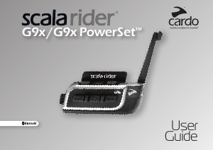 Bruksanvisning Cardo Scala Rider G9x Headset