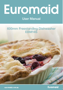 Manual Euromaid EBM14S Dishwasher