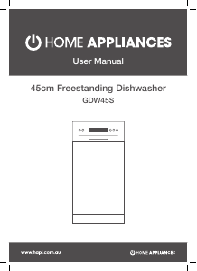 Manual Euromaid GDW45S Dishwasher