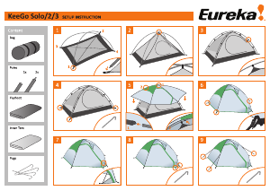 Manual Eureka KeeGo Solo Tent