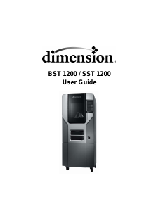 Handleiding Dimension BST 1200 3D Printer