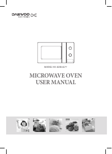 Manual Daewoo KOR-6L77 Microwave