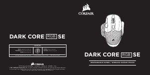 Handleiding Corsair Dark Core RGB SE Muis