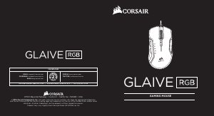 Manual de uso Corsair Glaive RGB Ratón