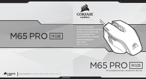 Mode d’emploi Corsair M65 Pro RGB Souris