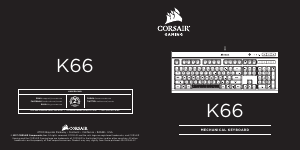 Handleiding Corsair K66 Toetsenbord