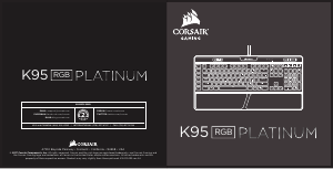 Руководство Corsair K95 RGB Platinum Клавиатура