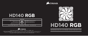 Manual Corsair HD140 RGB Refrigerador de CPU