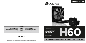 Mode d’emploi Corsair Hydro Series H60 Refroidisseur de CPU