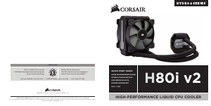 Handleiding Corsair Hydro Series H80i v2 CPU koeler