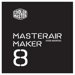 Kullanım kılavuzu Cooler Master MasterAir Maker 8 CPU Soğutucu