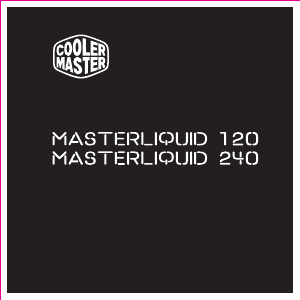 كتيب مبرد CPU MasterLiquid 120 Cooler Master