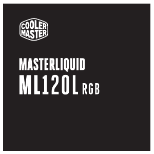 Manual Cooler Master MasterLiquid ML120L RGB Cooler CPU