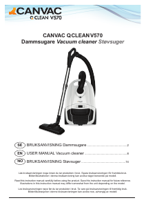 Bruksanvisning Canvac Q Clean V570 Støvsuger
