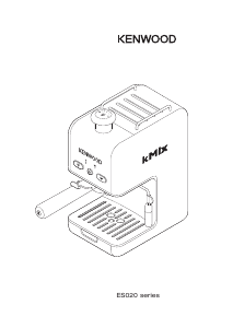 Manual Kenwood ES021 Máquina de café expresso
