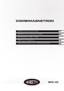 Manual Boretti BPC-45 Microwave
