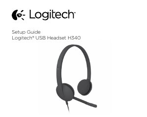 Bruksanvisning Logitech H340 Headset
