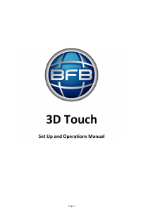 Manual BFB 3D Touch 3D Printer