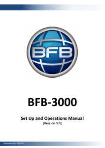 Handleiding BFB 3000 3D Printer