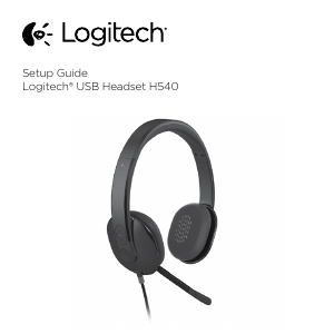 Manuale Logitech H540 Headset