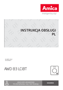 Instrukcja Amica AWD 83 LCiBT Suszarka