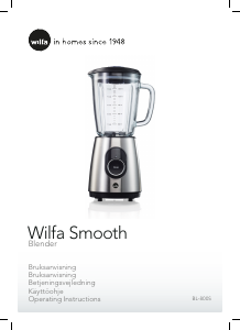 Handleiding Wilfa BL-800S Smooth Blender