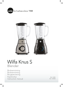 Manual Wilfa BL-1200B Knus S Blender