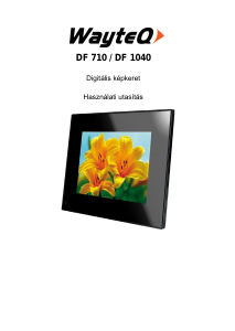 Manual WayteQ DF-1040 Digital Photo Frame