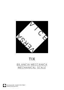 Manual Vice Versa 46207 Tix Kitchen Scale