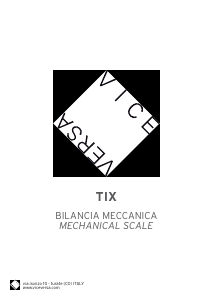 Manual Vice Versa 46209 Tix Kitchen Scale