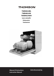 Mode d’emploi Thomson TWBI 4614 IX Lave-vaisselle