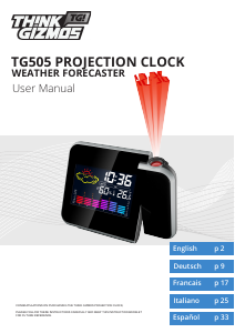 Manual ThinkGizmos TG505 Weather Station