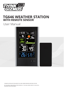 Manual ThinkGizmos TG646 Weather Station
